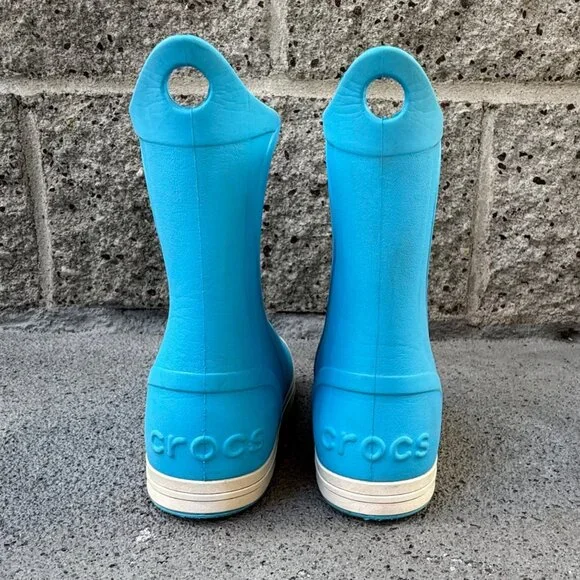 CROCS Bump It Rain Boots Kids 12 C12 Waterproof Rubber Gum Boot Unisex Girls Boy - Picture 6 of 11